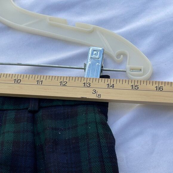 Vintage J.H. Collectables size 8(runs small)wool plaid wide leg shorts - Picture 7 of 9